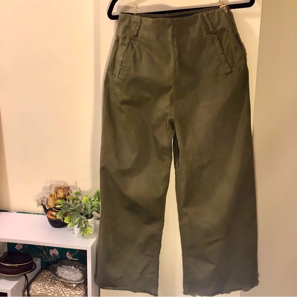 Olive Green Zara Pants